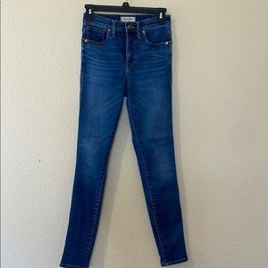 Madewell skinny jeans 10”
